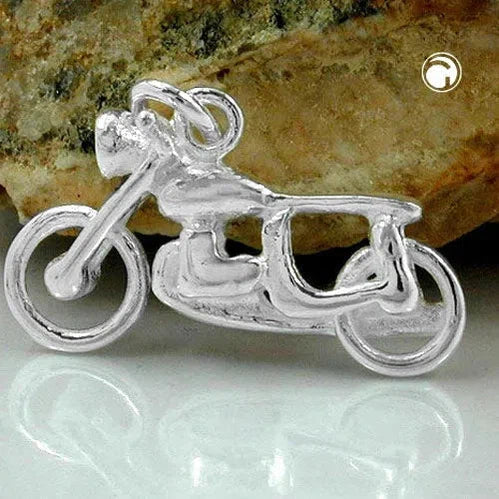 Anhänger, Motorrad, Silber 925-Herren/Männer-Anhänger Silber-Schmuckhoelle.com