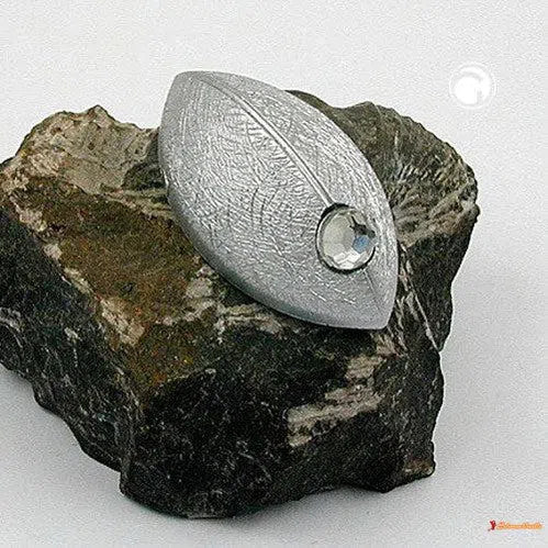 Brosche Maus silber-matt-Broschen/Pins Modeschmuck-Schmuckhoelle.com