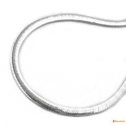 Kette 2,5mm Schlange-flach Silber 925-Armbänder 17-21cm Silber-Schmuckhoelle.com