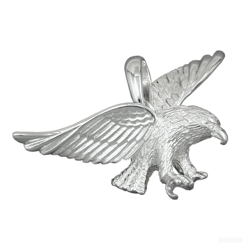 Anhänger 40x25mm Adler Silber 925-Herren/Männer-Anhänger Silber-Schmuckhoelle.com
