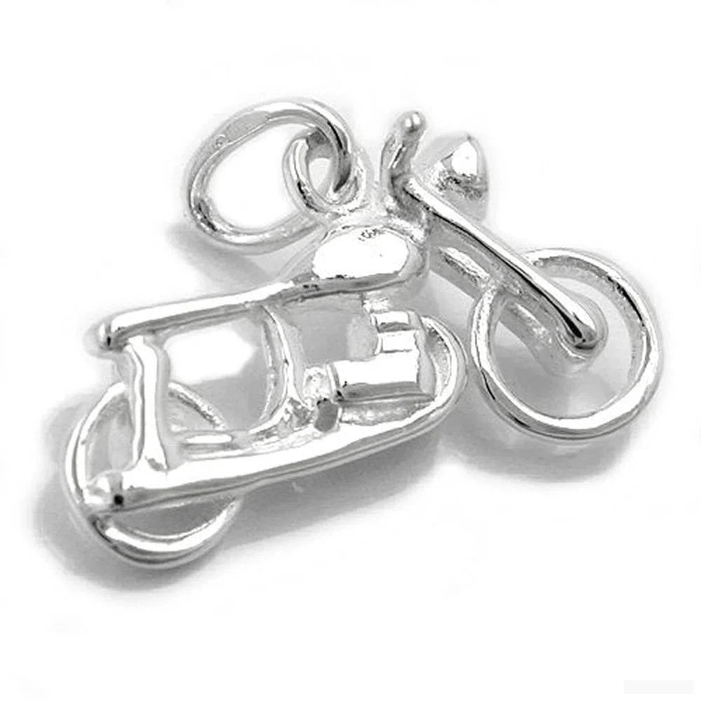 Anhänger, Motorrad, Silber 925-Herren/Männer-Anhänger Silber-Schmuckhoelle.com