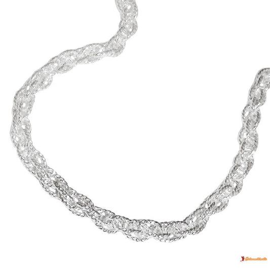 Armband 3mm Doppelankerkette Silber 925-Armbänder 17-21cm Silber-Schmuckhoelle.com