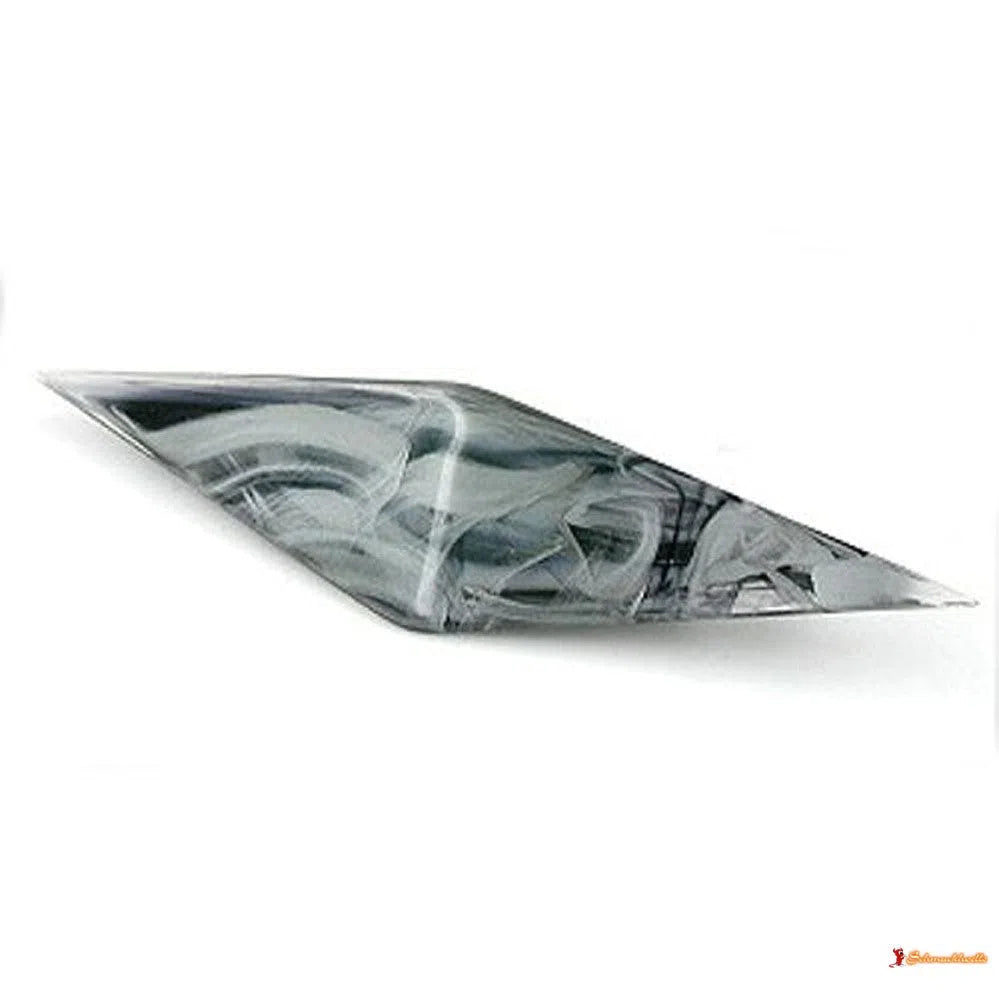 Brosche Spitze silber-schwarz-marmor-Broschen/Pins Modeschmuck-Schmuckhoelle.com