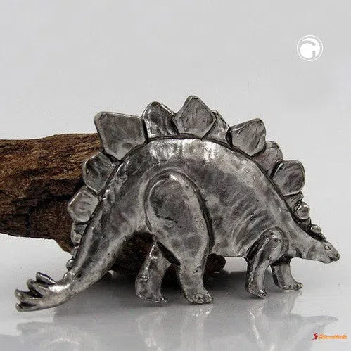 Brosche Stegosaurus altzinn-Broschen/Pins Modeschmuck-Schmuckhoelle.com