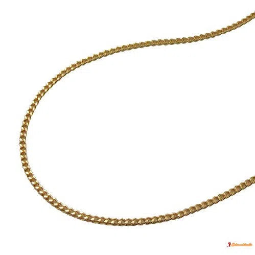 Kette Flachpanzer 12mm vergoldet AMD-Ketten bis 36cm - Doublé-Schmuckhoelle.com