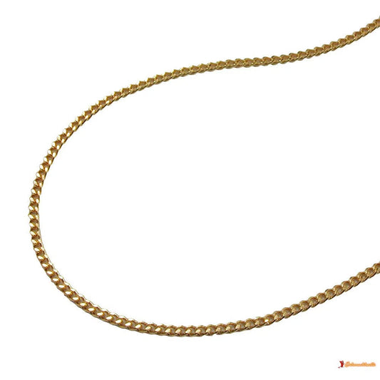 Kette Flachpanzer 12mm vergoldet AMD-Ketten bis 36cm - Doublé-Schmuckhoelle.com